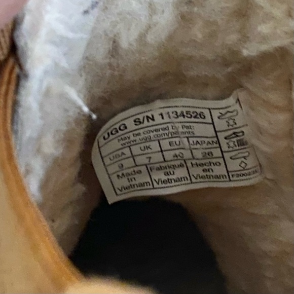 UGG neumel platform chelsea boots chestnut tan brown suede - Picture 15 of 16